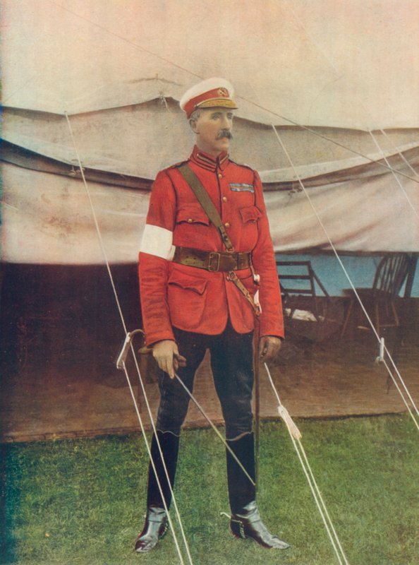 Generálporučík Sir William Gatacre, velící 3. divizi, jihoafrické polní síly. V uniformě generálního důstojníka pro terénní službu od English Photographer
