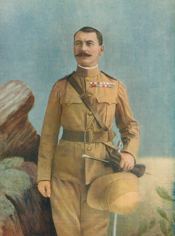 Generálporučík Sir H. M. L. Rundle, velící 8. divizi, jihoafrické polní síly od English Photographer