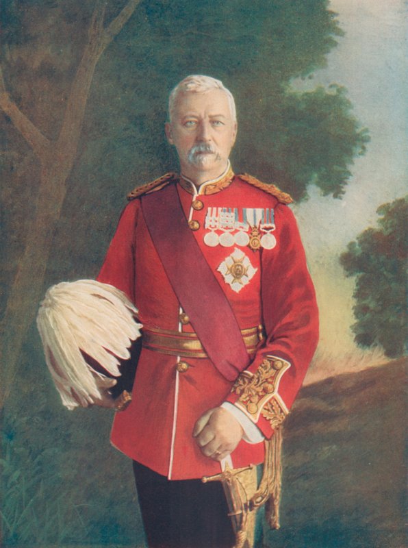 Generálporučík sir R. C. Low. velitel bombajské armády od English Photographer