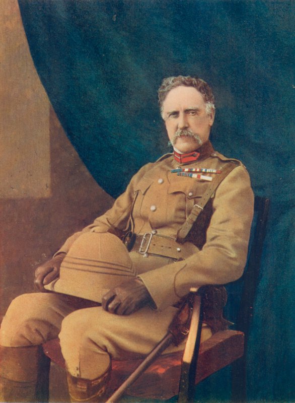 Generálporučík Hon. N. G. Lyttelton. Velení čtvrté brigádě v Jižní Africe od English Photographer