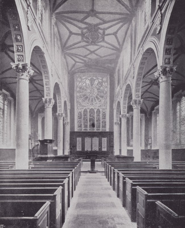 London City Churches: St Katherine Cree (č/b fotografie) od English Photographer