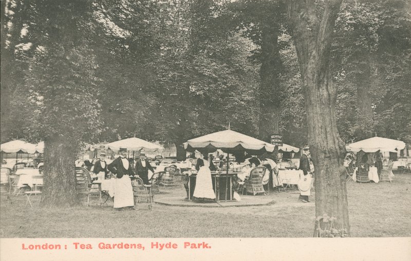 Londýn, Tea Gardens, Hyde Park od English Photographer