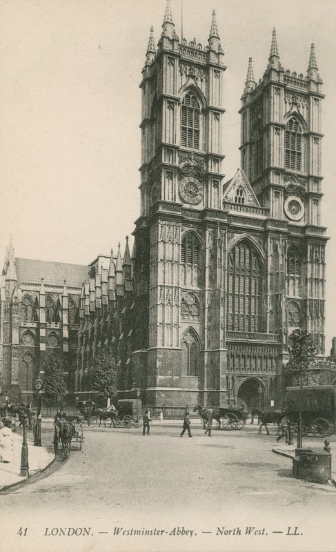Londýn, Westminster Abbey, North West od English Photographer