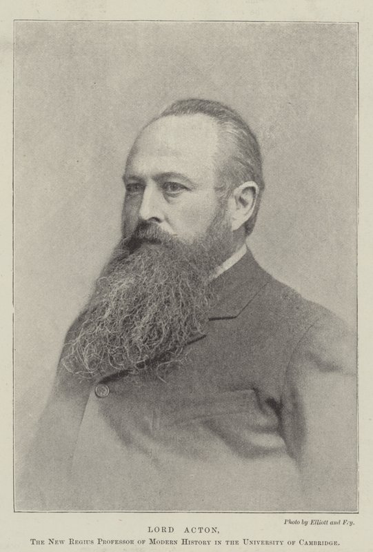 Lord Acton, profesor moderní historie New Regius na University of Cambridge od English Photographer