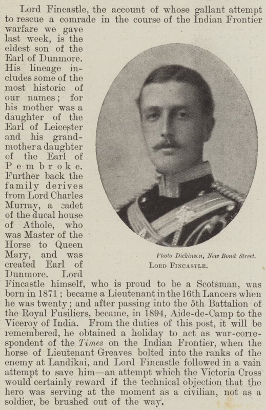 Lord Fincastle od English Photographer