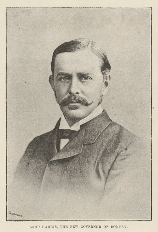 Lord Harris, nový guvernér Bombaje od English Photographer
