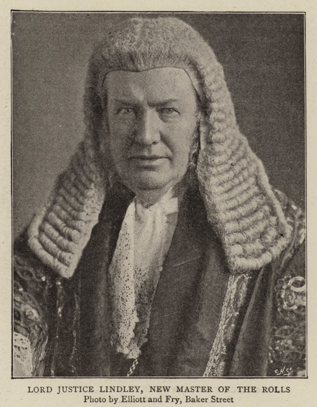 Lord Justice Lindley, nový mistr Rolls od English Photographer