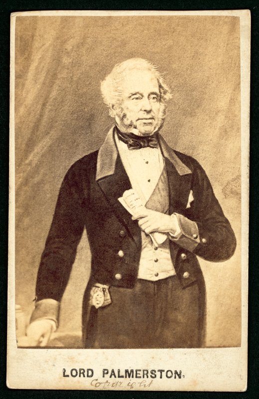 Lord Palmerston (čb fotografie) od English Photographer