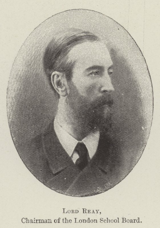 Lord Reay, předseda londýnské školní rady od English Photographer