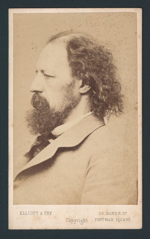 Lord Tennyson, vizitka od English Photographer