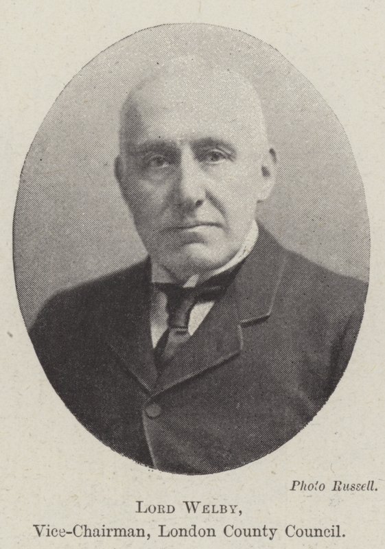 Lord Welby, místopředseda, London County Council od English Photographer