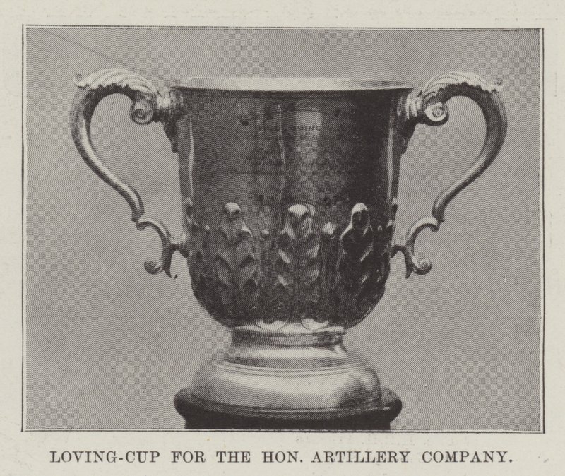 Loving-Cup for the Honorable Artillery Company od English Photographer