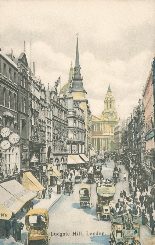 Ludgate Hill, Londýn od English Photographer