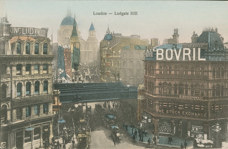 Ludgate Hill, Londýn od English Photographer