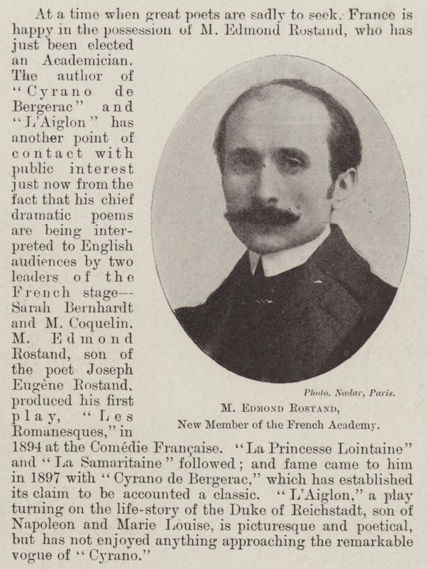 M Edmond Rostand, nový člen Francouzské akademie od English Photographer