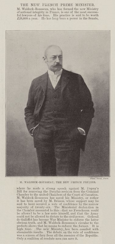 M Waldeck-Rousseau, nový francouzský premiér od English Photographer