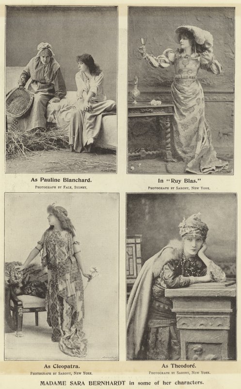 Madame Sara Bernhardt v některých jejích postavách od English Photographer