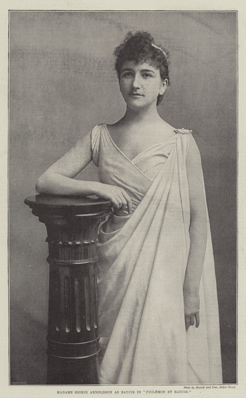 Madame Sigrid Arnoldson jako Baucis ve Philemon et Baucis od English Photographer