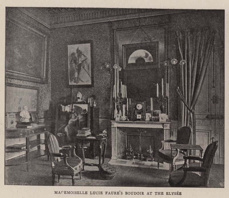 Mademoiselle Lucie Faures Boudoir v Elysee od English Photographer