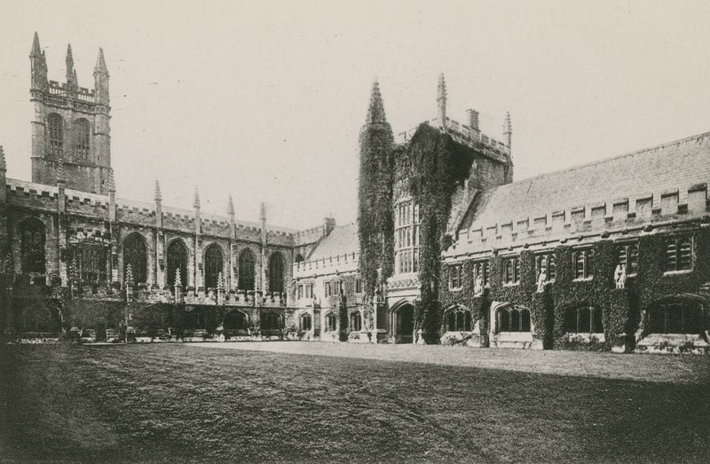 Klášter a věž Magdalen College, Oxford od English Photographer