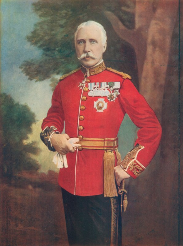 Generálmajor Sir Bindon Blood, velící okresu Meerut, Bengálsko od English Photographer