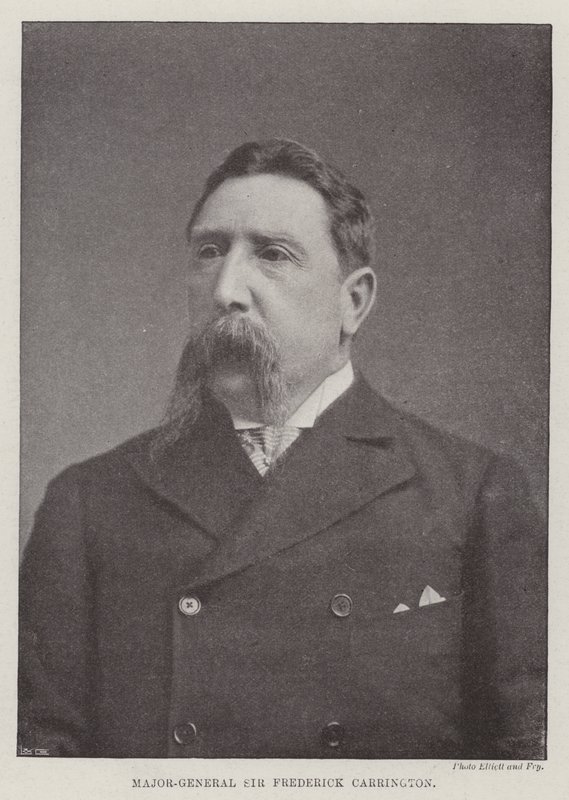 Generálmajor Sir Frederick Carrington od English Photographer