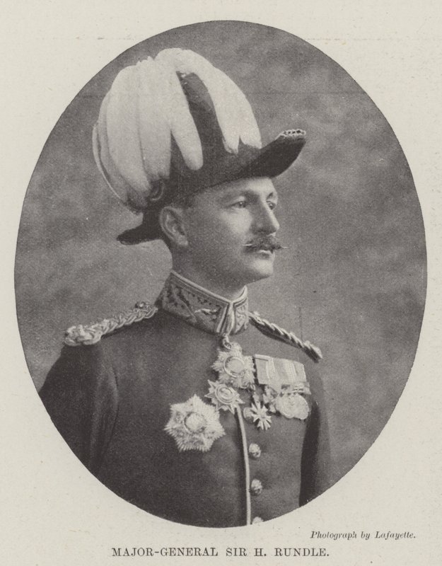 Generálmajor Sir H Rundle od English Photographer