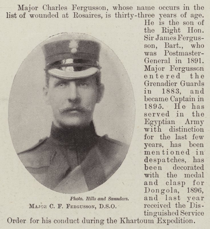 Major C F Fergusson, DSO od English Photographer