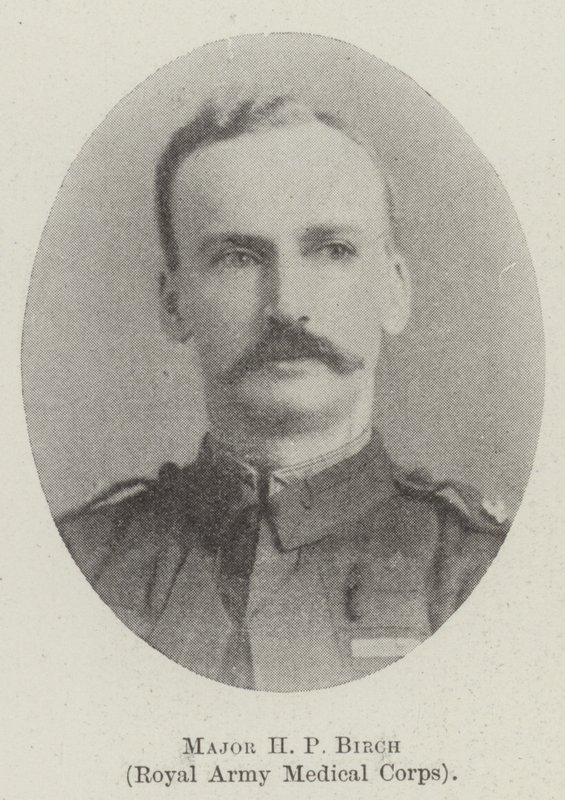 Major H P Birch, Royal Army Medical Corps od English Photographer