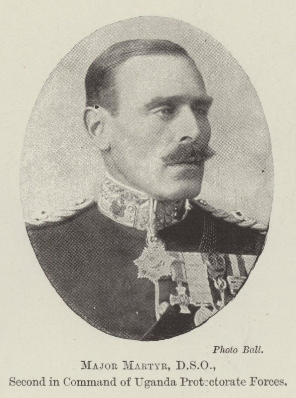 Major Martyr, DSO, druhý ve velení protektorátních sil Ugandy od English Photographer