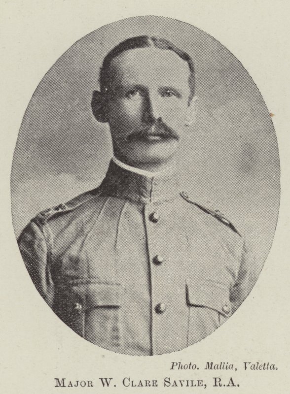 Major W Clare Savile, RA od English Photographer