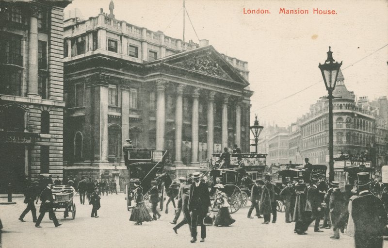 Mansion House, Londýn od English Photographer