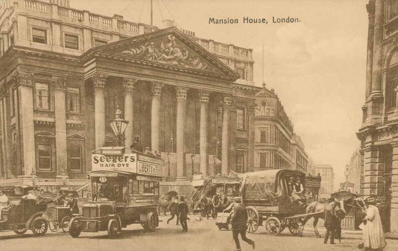 Mansion House, Londýn od English Photographer