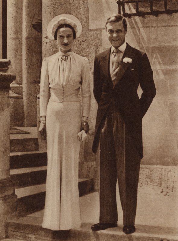 Sňatek vévody z Windsoru s paní Simpsonovou v Chateau de Cande, Monts, 3. června 1937 od English Photographer