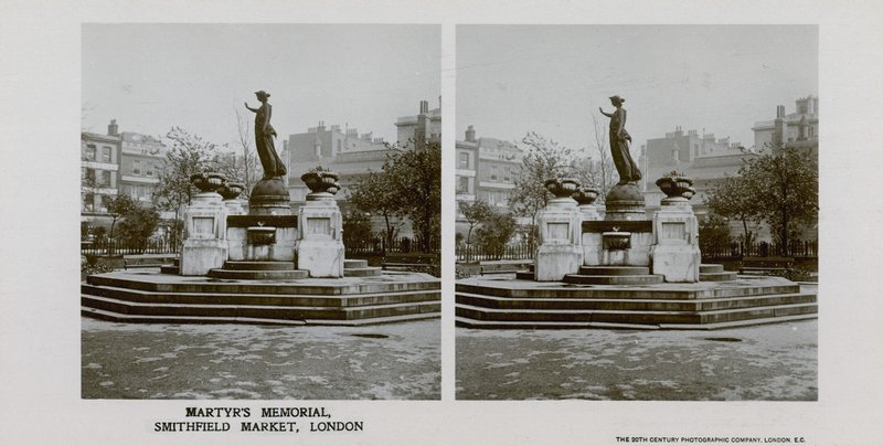 Památník mučedníků, Smithfield od English Photographer