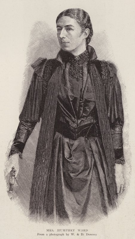 Mary Augusta Ward , anglický romanopisec (litho) od English Photographer