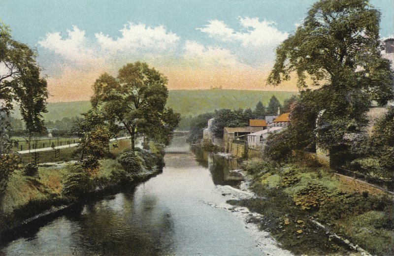Matlock Bridge, na řece Derwent od English Photographer