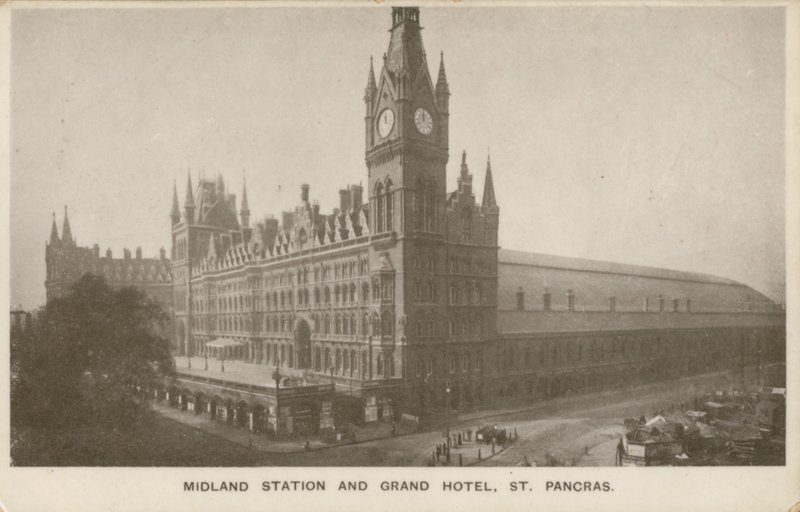 Midland Station a Grand Hotel, St Pancras, Londýn od English Photographer