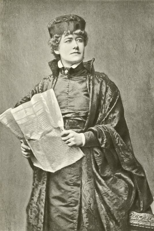 Slečna Ellen Terry jako Portia (hlubotisk) od English Photographer