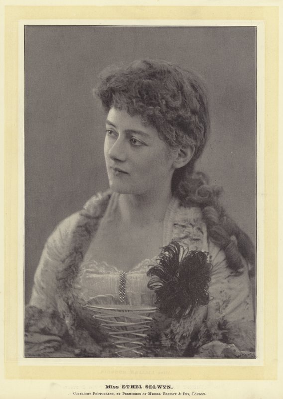 Slečna Ethel Selwynová od English Photographer