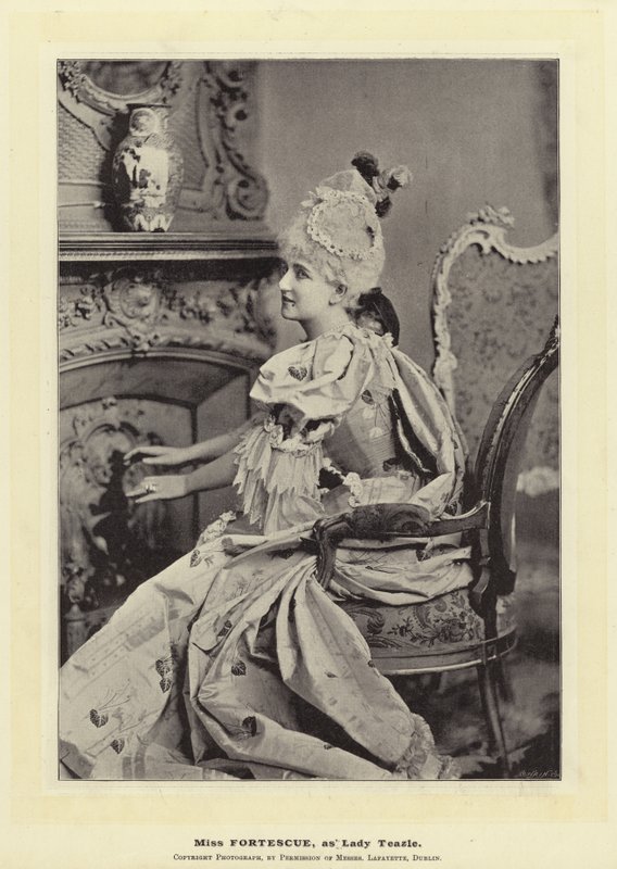 Slečna Fortescue jako Lady Teazle od English Photographer