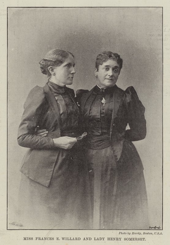 Slečna Frances E Willard a lady Henry Somerset od English Photographer