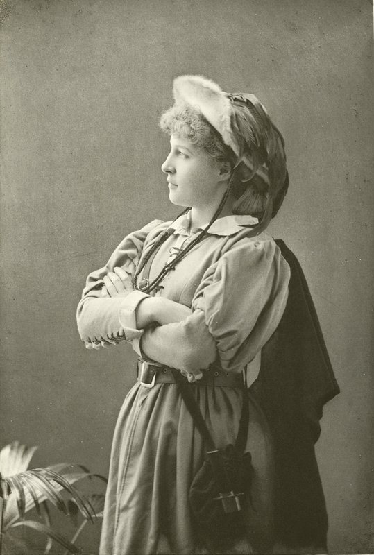 Slečna Lily Langtry jako Rosalind (hlubotisk) od English Photographer