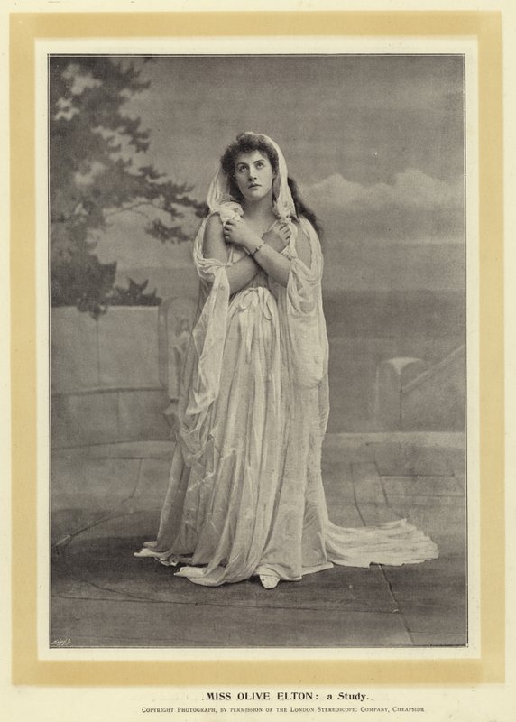 Slečna Olive Eltonová: Studie od English Photographer