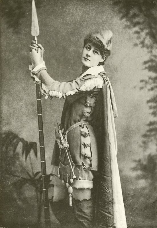 Slečna Violet Vanbrugh jako Rosalind (hlubotisk) od English Photographer