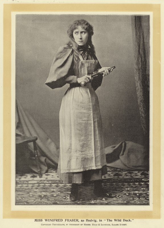 Slečna Winifred Fraser jako Hedviga ve filmu Divoká kachna od English Photographer
