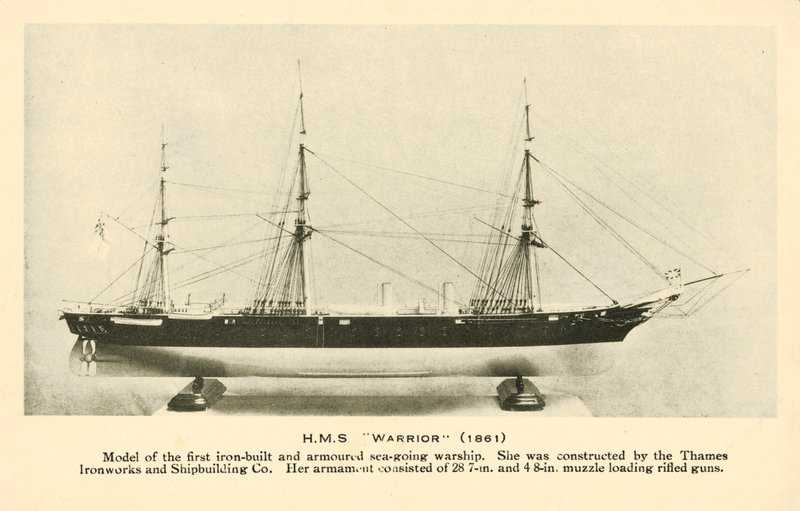 Model lodi HMS Warrior od English Photographer