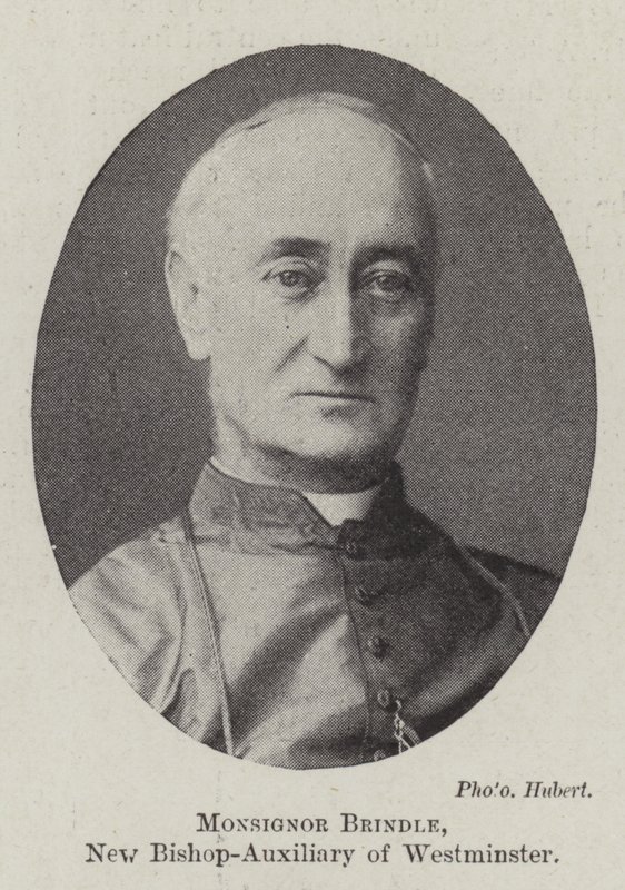 Monsignor Brindle, nový biskup-pomocný z Westminsteru od English Photographer