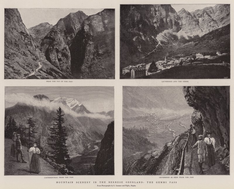 Horská krajina v Berner Oberland, Gemini Pass od English Photographer