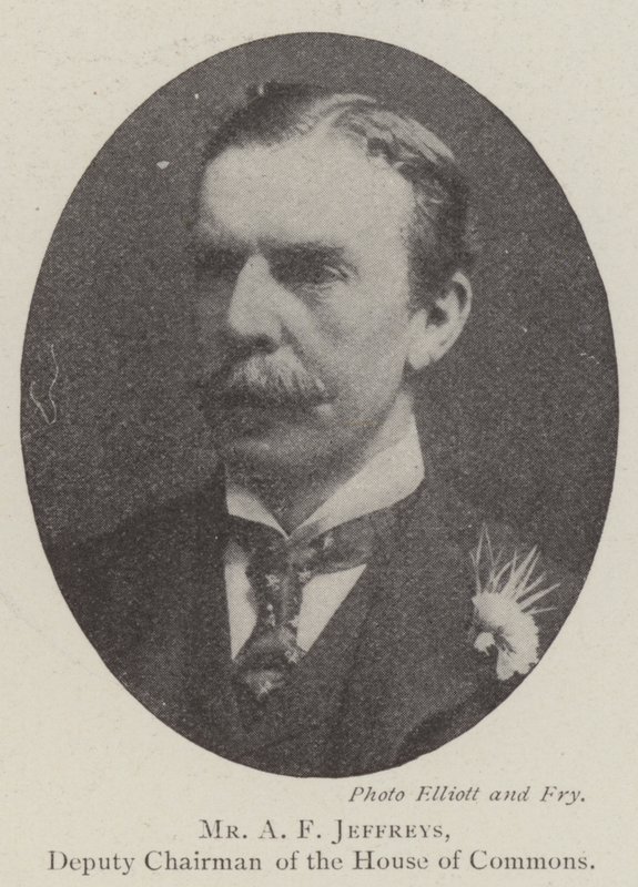 Pan A F Jeffreys, místopředseda Dolní sněmovny od English Photographer
